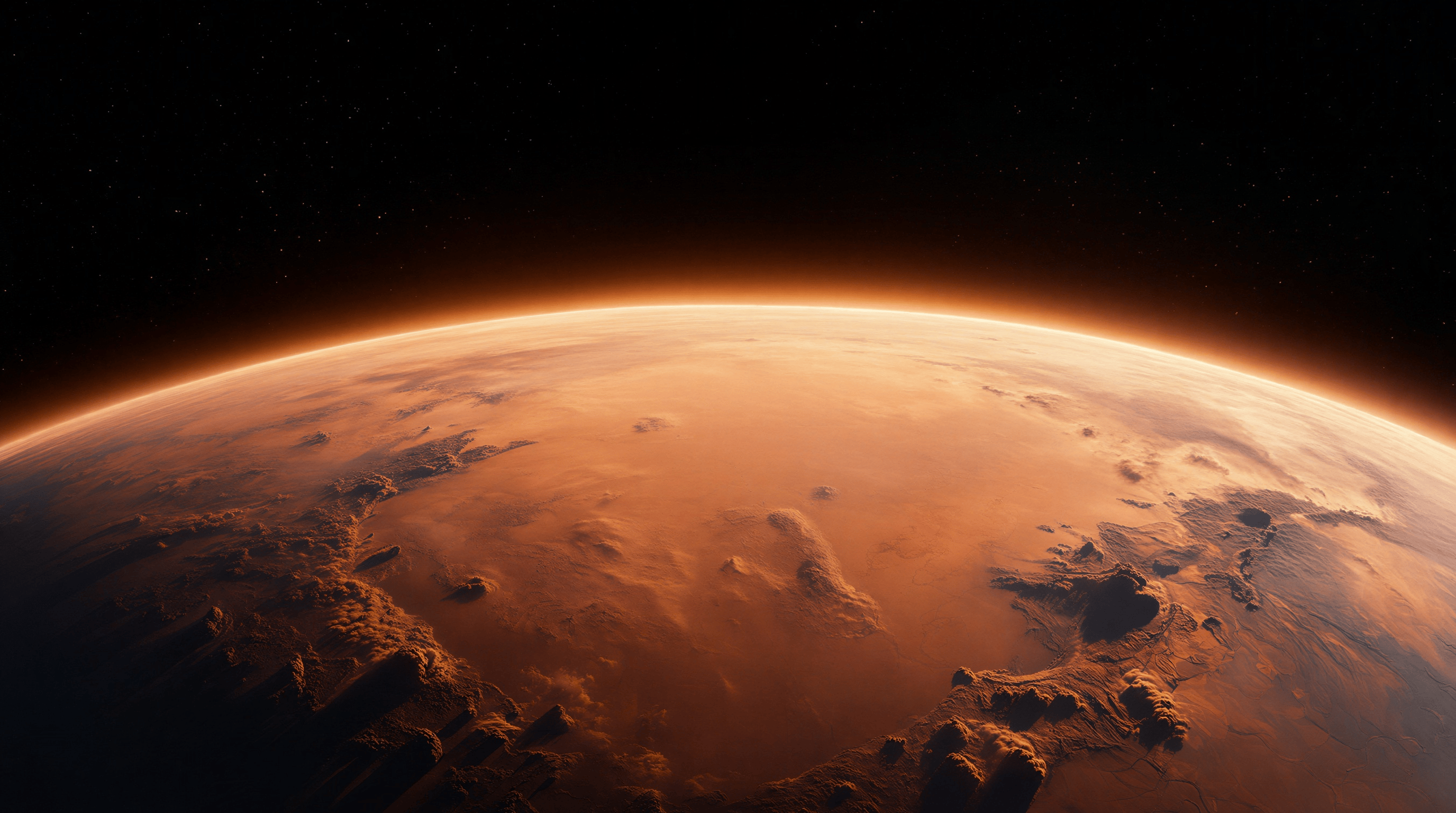 Ares Digital Yazılım Ajansı Mars Paralaks Arka Planı